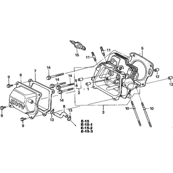 Cylinder Head Assembly for Honda GX200U Engines