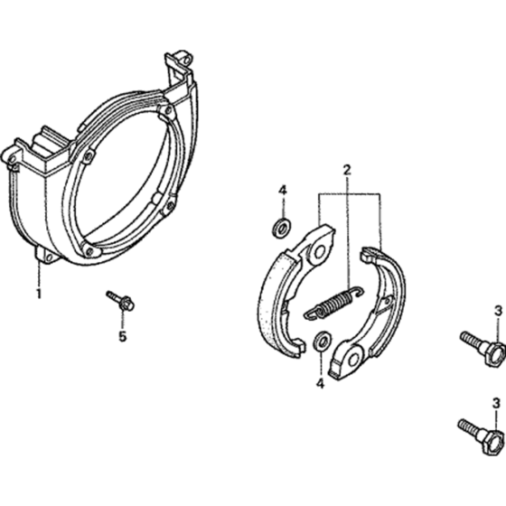 Clutch/Fan Cover (Horizontal Type) Assembly for Honda GX22 Engines