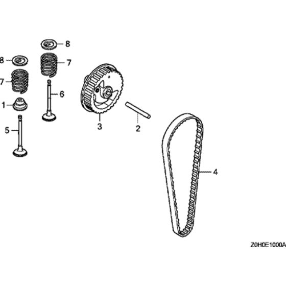 Cam Pulley Assembly for Honda GX25 (GCABM) Engines