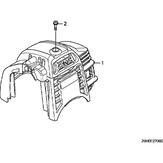 Top Cover Assembly for Honda GX25 (GCABM) Engines