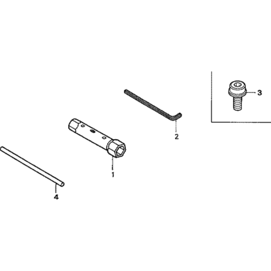 Tool Assembly for Honda GX25T (GCALT) Engines