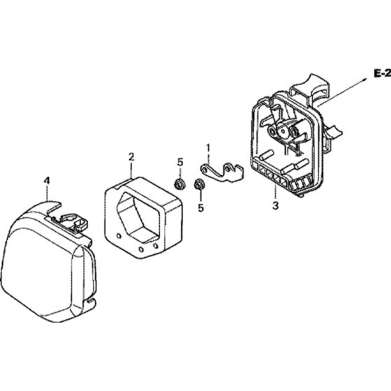 Air Cleaner Assembly for Honda GX25T (GCALT) Engines