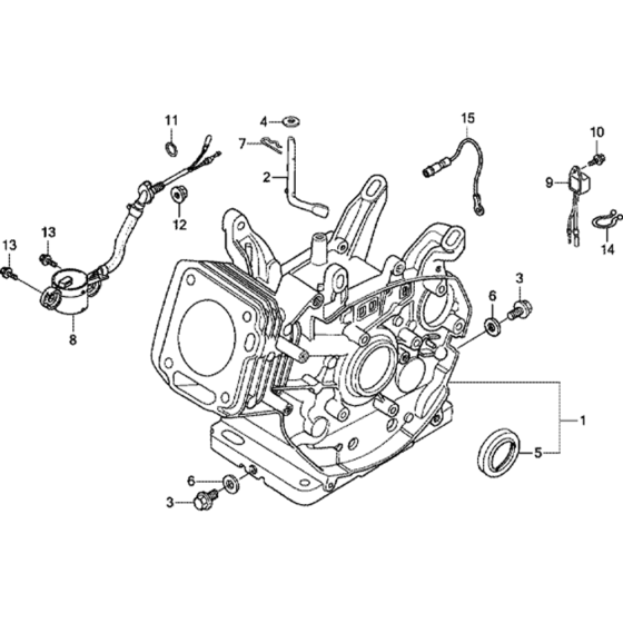 Cylinder Barrel Assembly for Honda GX270H (GCADH) Engines