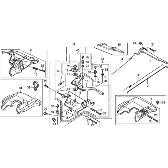 Control Assembly for Honda GX270T2 (GCBHT) Engines