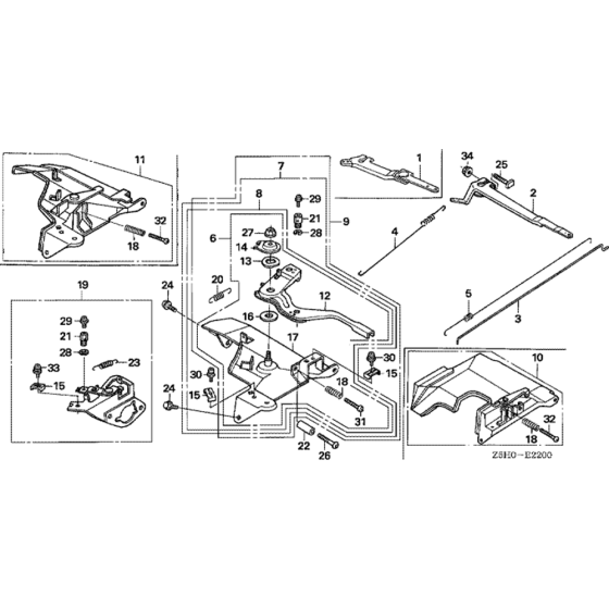 Control Assembly for Honda GX270U (GCALK) Engines