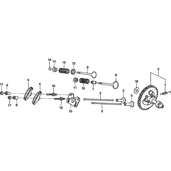 Camshaft Assembly for Honda GX270U (GCALK) Engines