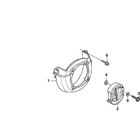 Fan Cover and Clutch Assembly for Honda GX35 (GCACM) Engines