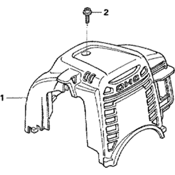 Top Cover Assembly for Honda GX35N (GCACM) Engines