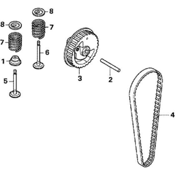 Camshaft Pulley Assembly for Honda GX35NT (GCACM) Engines