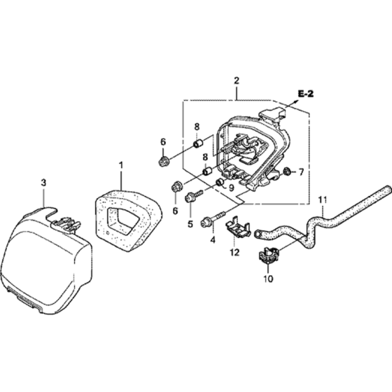 Air Filter Assembly for Honda GX35NT (GCACM) Engines