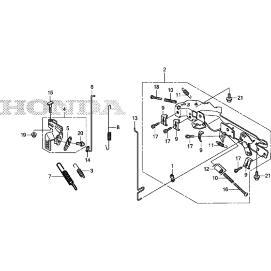 Control Assembly for Honda GXV630RH (GJACH) Engines.