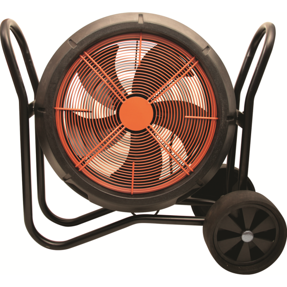 Air Raid 500 Portable High Output Ind Fan Output 1400m3/hr - 9100m3/h 110V