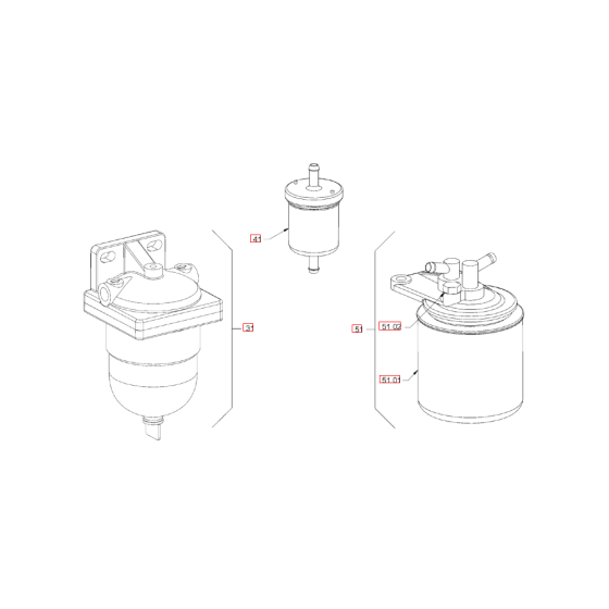 Fuel Filter for Hamm Rollers