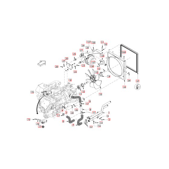 Cooling Parts for Hamm Rollers