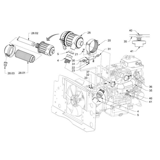 Air Filter System for Hamm