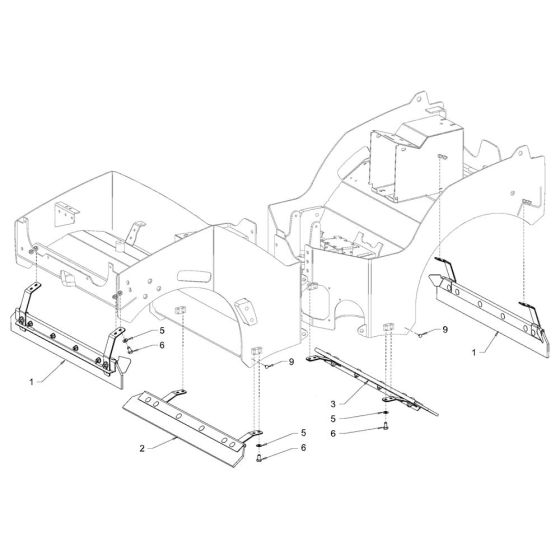 Scraper for Hamm HD8 Rollers
