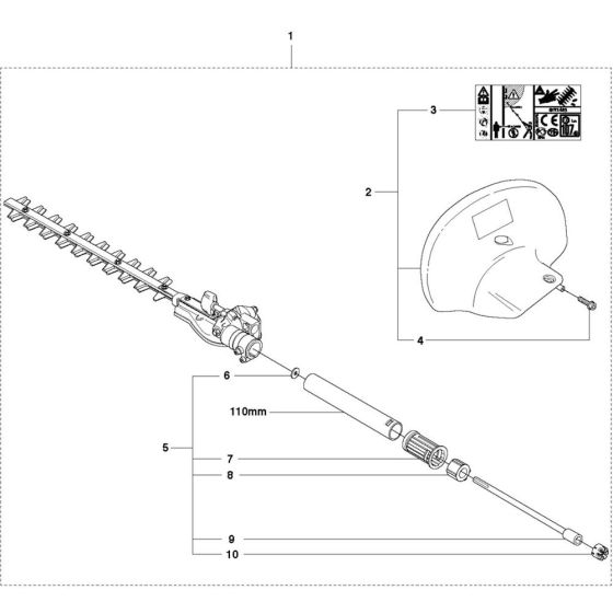 Husqvarna HA110 Attachments
