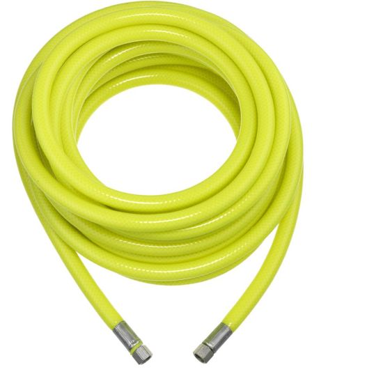 PCL Hose Assy Yellow High Visibility 10m Of 10mm I/D Hose, RP 1/4" Swivel Ends - HA2044HV