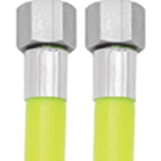 PCL Hose Assy Yellow High Visibility 20m Of 10mm I/D Hose, RP 1/4" Swivel Ends - HA2046HV