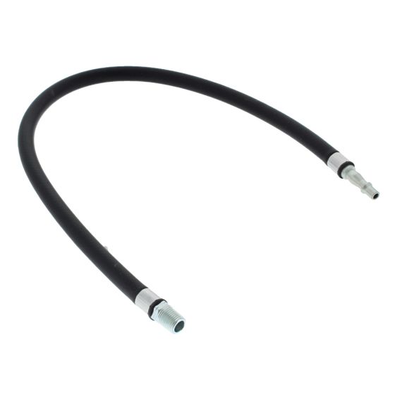 Anti Whip Hose 0.6m 7mm I/D Hose, Std Adapt / Male Thread 1/4" NPT - HA2124N