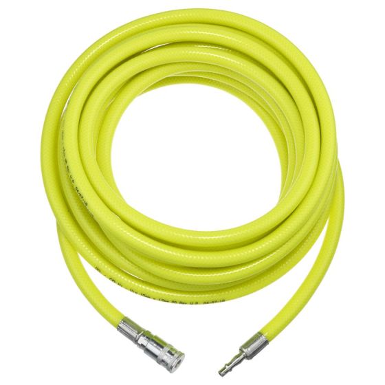 PCL Hose Assy Yellow High Visibility, 20m x 10mm I/D Hose, Std Adapt. / Vertex Coupling - HA2129HV