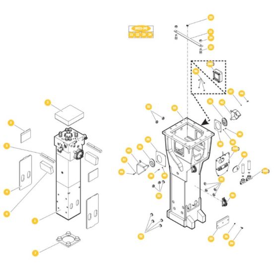 Epiroc HB 5800 Breaker Assembly