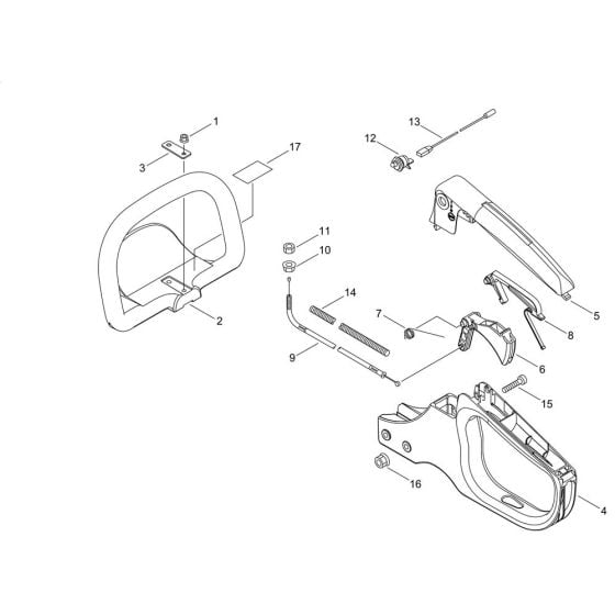 Handle for ECHO HC-2020 Hedgetrimmer