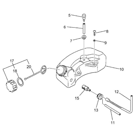 Air Cleaner, Muffler for ECHO HC-2410 Hedgetrimmer