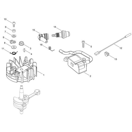 Magneto for ECHO HC-2810ESR Hedgetrimmer