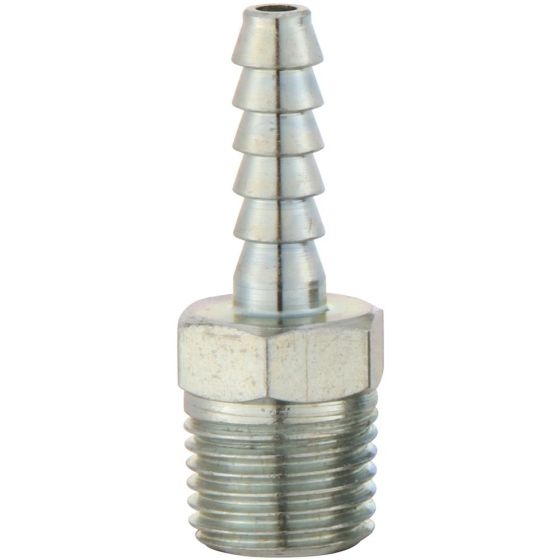 PCL Hose Tail 4.75mm (3/16) I/D Hose To Male Thread R 1/4. - HC1205