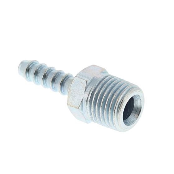PCL Hose Tail 4.75mm (3/16) I/D Hose To Male Thread R 1/4" (D/PK) - HC1205S