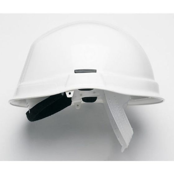 HC710 Safety Helmet c/w Reduced Peak fitted with Terylene Headgear White