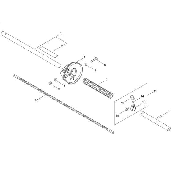 Main Pipe for ECHO HCA-236ES-LW Hedgetrimmer