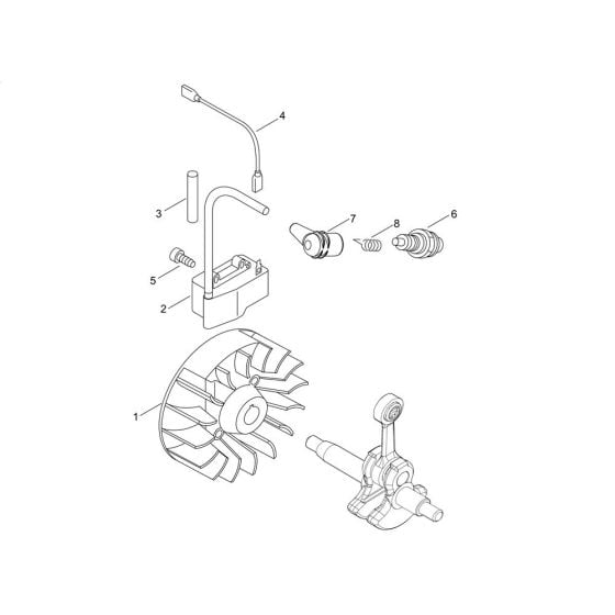 Magneto for ECHO HCA-236ES-LW Hedgetrimmer