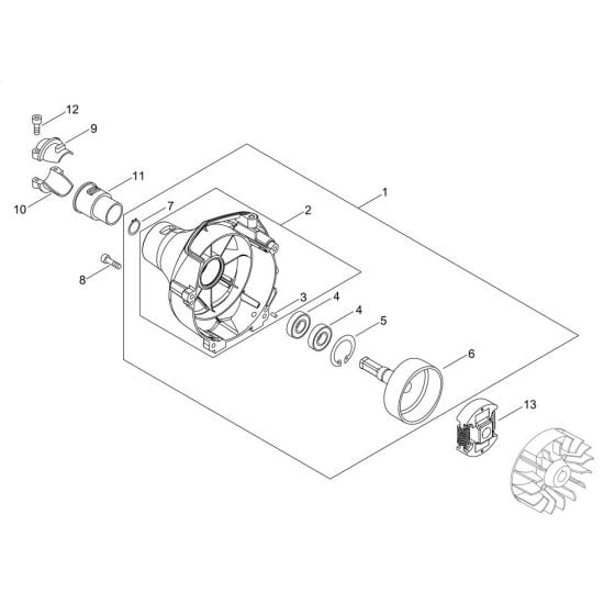 Clutch for ECHO HCA-236ES-LW Hedgetrimmer