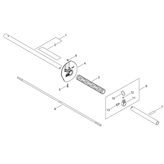 Main Pipe for ECHO HCA-2620ES-HD Hedgetrimmer