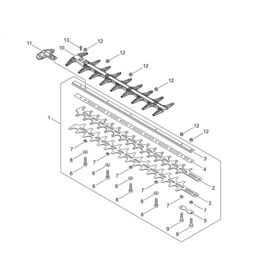 Cutting Blade for ECHO HCA-265ES-HD Hedgetrimmer