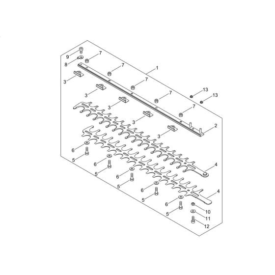 Cutting Blade for ECHO HCA-265ES-LW Hedgetrimmer