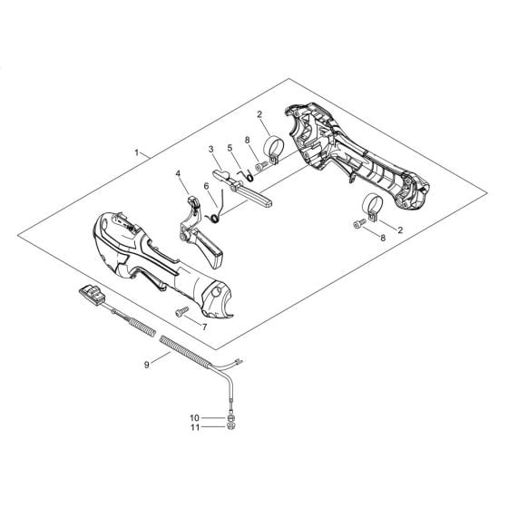 Throttle for ECHO HCAS-235ES-LW Hedgetrimmer