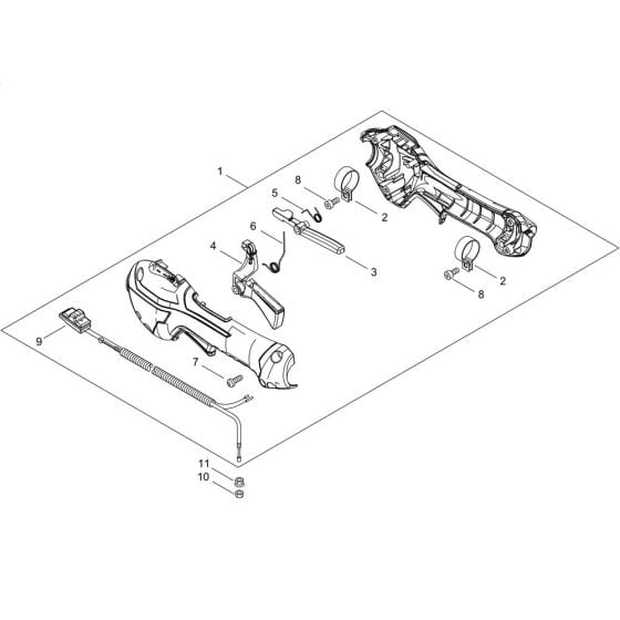 Throttle for ECHO HCAS-236ES-LW Hedgetrimmer