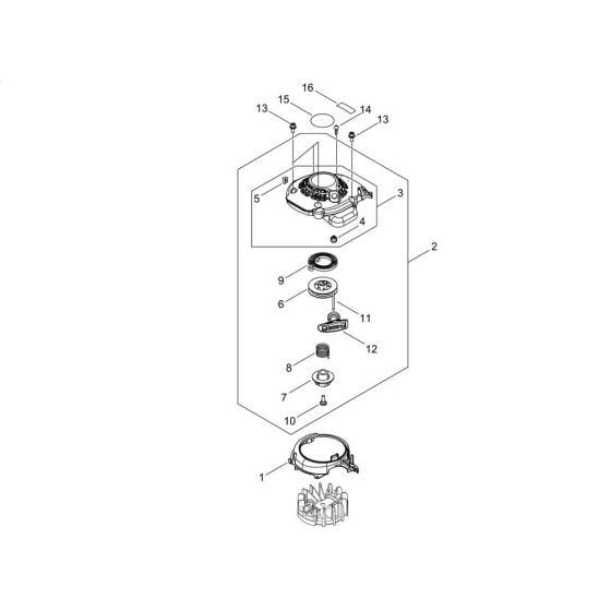 Recoil Starter for ECHO HCR-165ES Hedgetrimmer