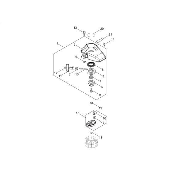 Recoil Starter, Pully for ECHO HCR-171ES Hedgetrimmer