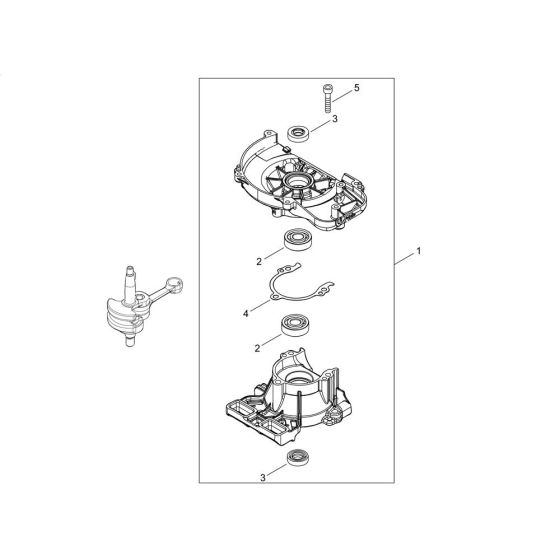 Crankcase for ECHO HCS-3210ES Hedgetrimmer