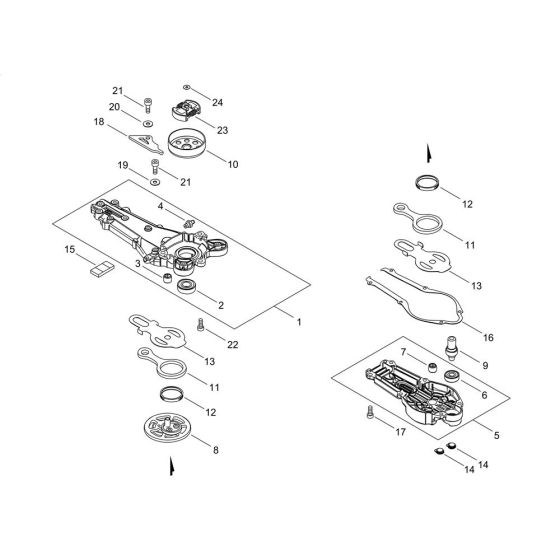 Gear Case for ECHO HCS-3210ES Hedgetrimmer