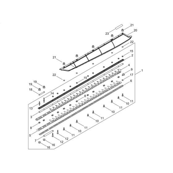 Cutting Blade for ECHO HCS-3810ES Hedgetrimmer