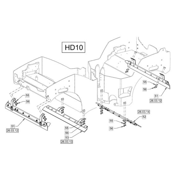 Scraper Roller Drum for Hamm HD10