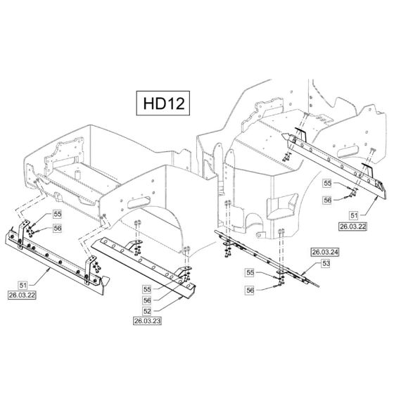 Scraper Roller Drum for Hamm