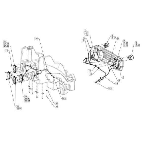 Lighting for Hamm HD10 - 12