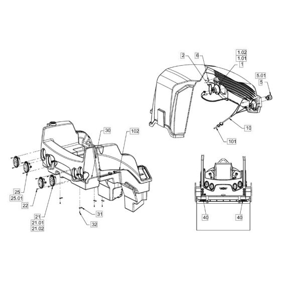 Lighting for Hamm HD13 - 14