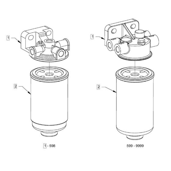 Fuel Filter for Hamm HD13 - 14